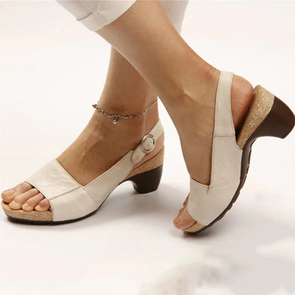 Velanora - Orthopedische Peep Toe Sandalen