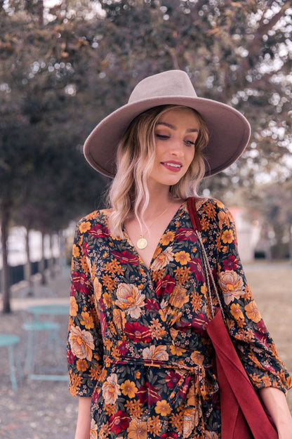Bloemen Jurk Midi Lily Vrouwelijk Zomerjurk