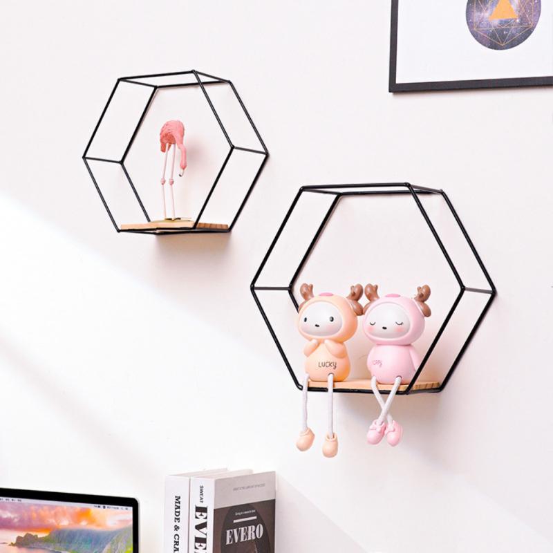 Zeshoekige Wandelkast Decoratie voor Wanden - Mode Vibes