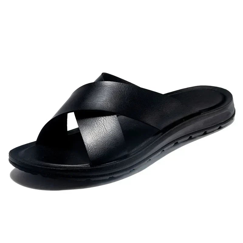 Leren Herenslippers Italiaans Design Lorenzo