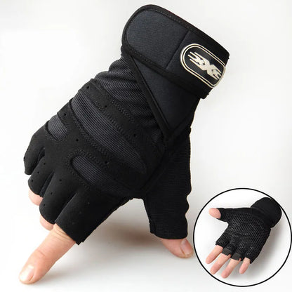 Gym Handschoenen Schokbestendig met Ondersteuning voor Fitness