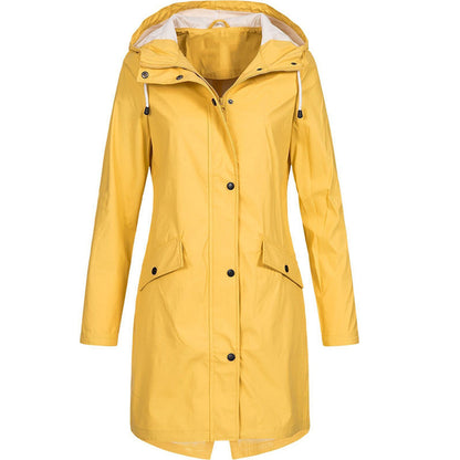 Dames Regenjack Waterdicht en Moderne Stijl