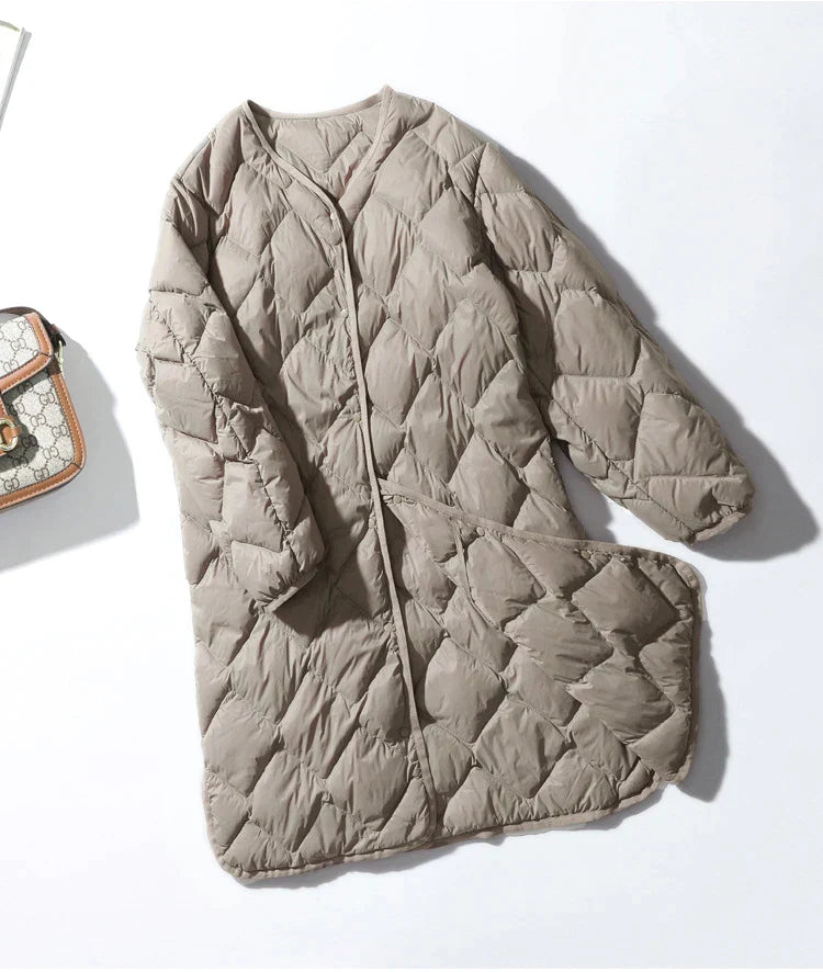 Lange Winterjas Adelaide Warm en Waterdicht
