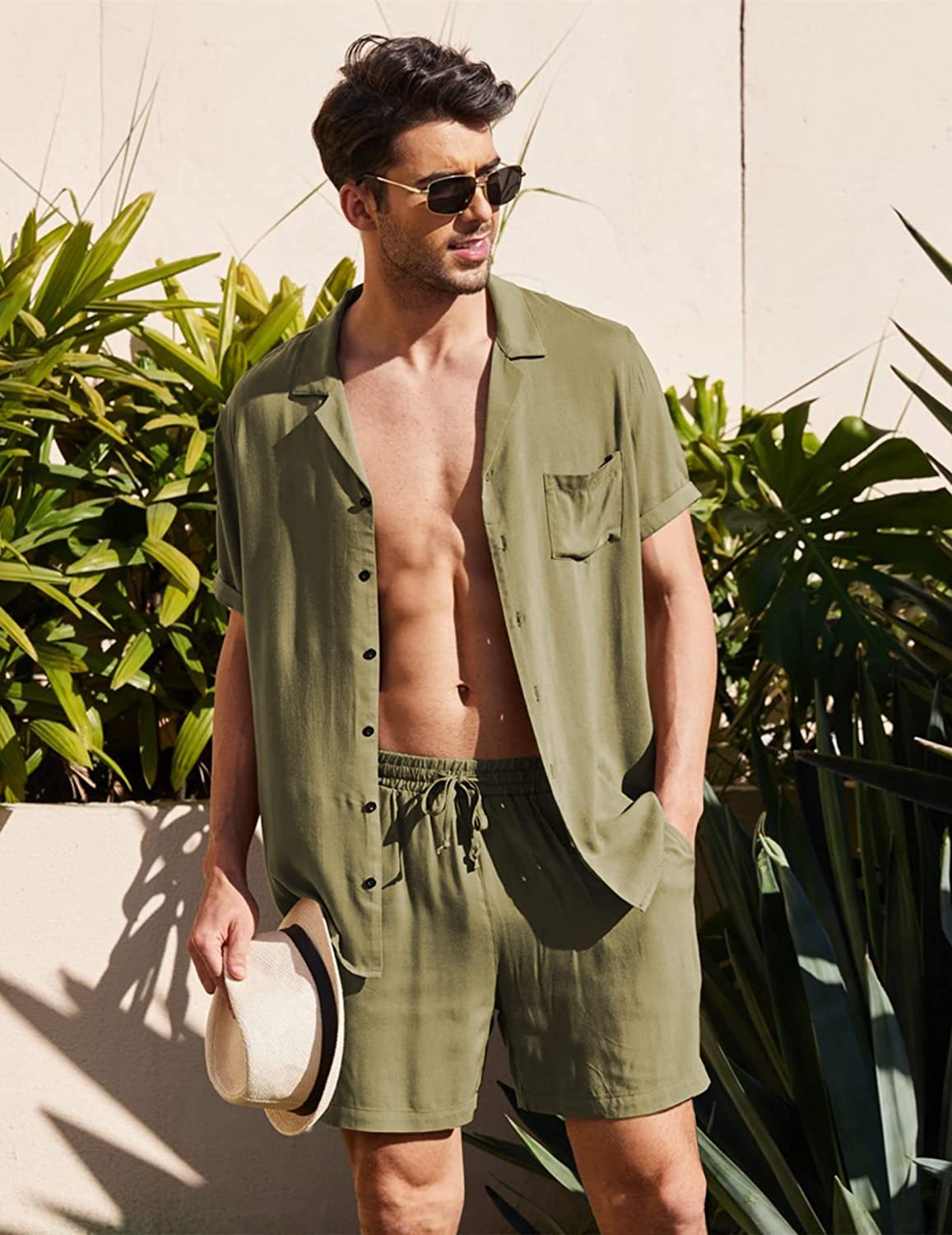 Heren 2-delig Combi Pak Casual Kleding Set