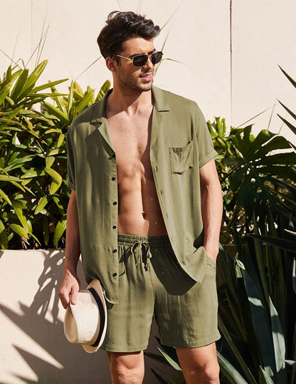 Heren 2-delig Combi Pak Casual Kleding Set