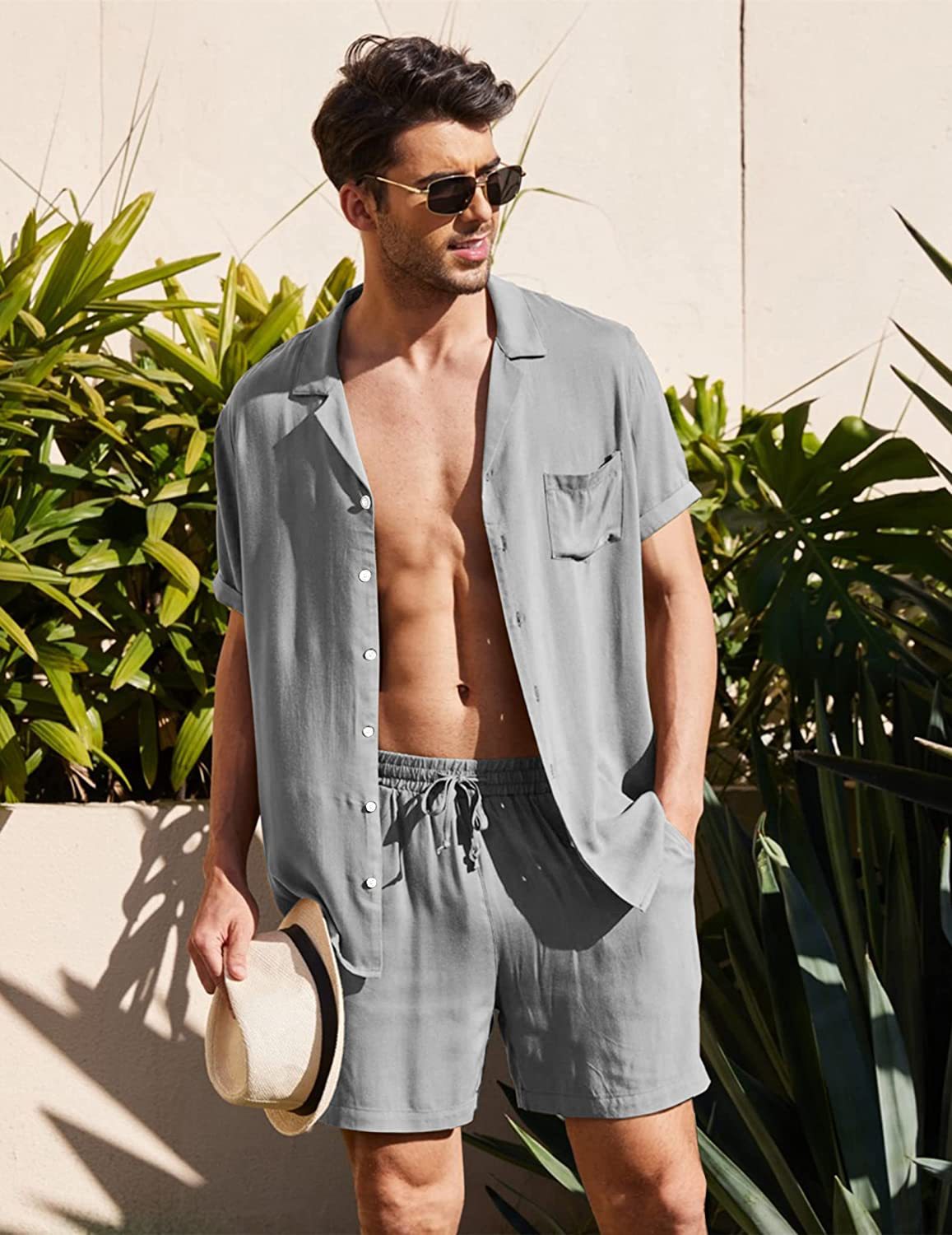 Heren 2-delig Combi Pak Casual Kleding Set