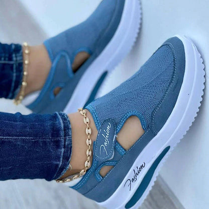 Spring Sneakers Damen Casual Atmungsaktive Sportschuhe-EmiyoSuomi