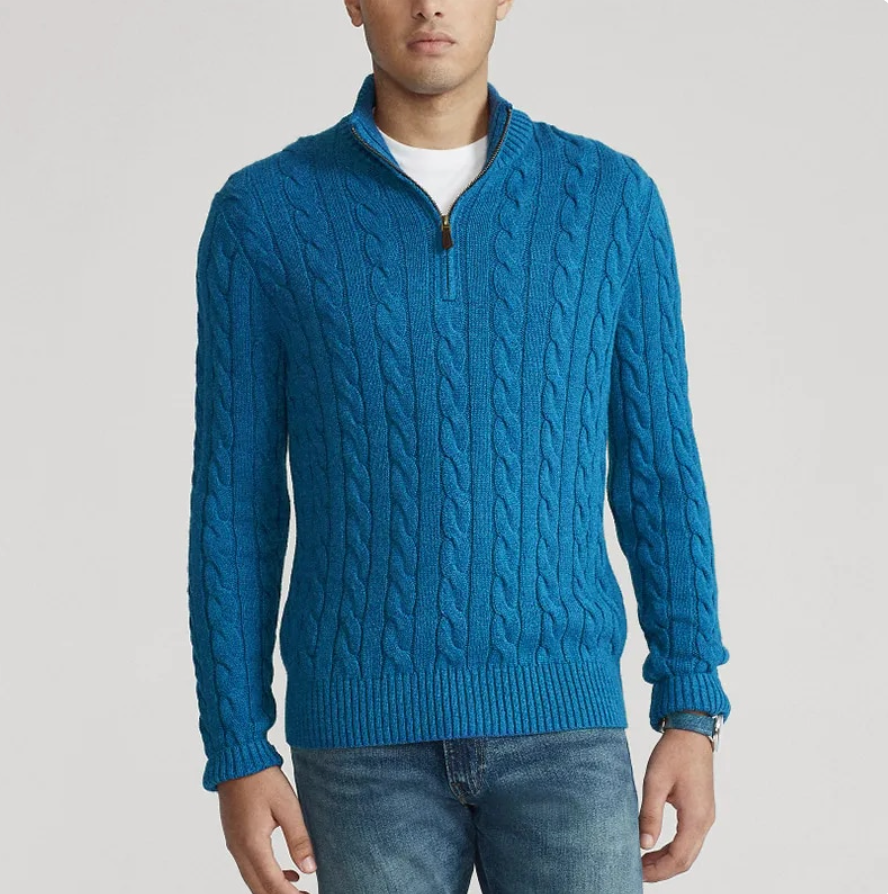 Mannen Truien Merino Wol Warm en Comfortabel