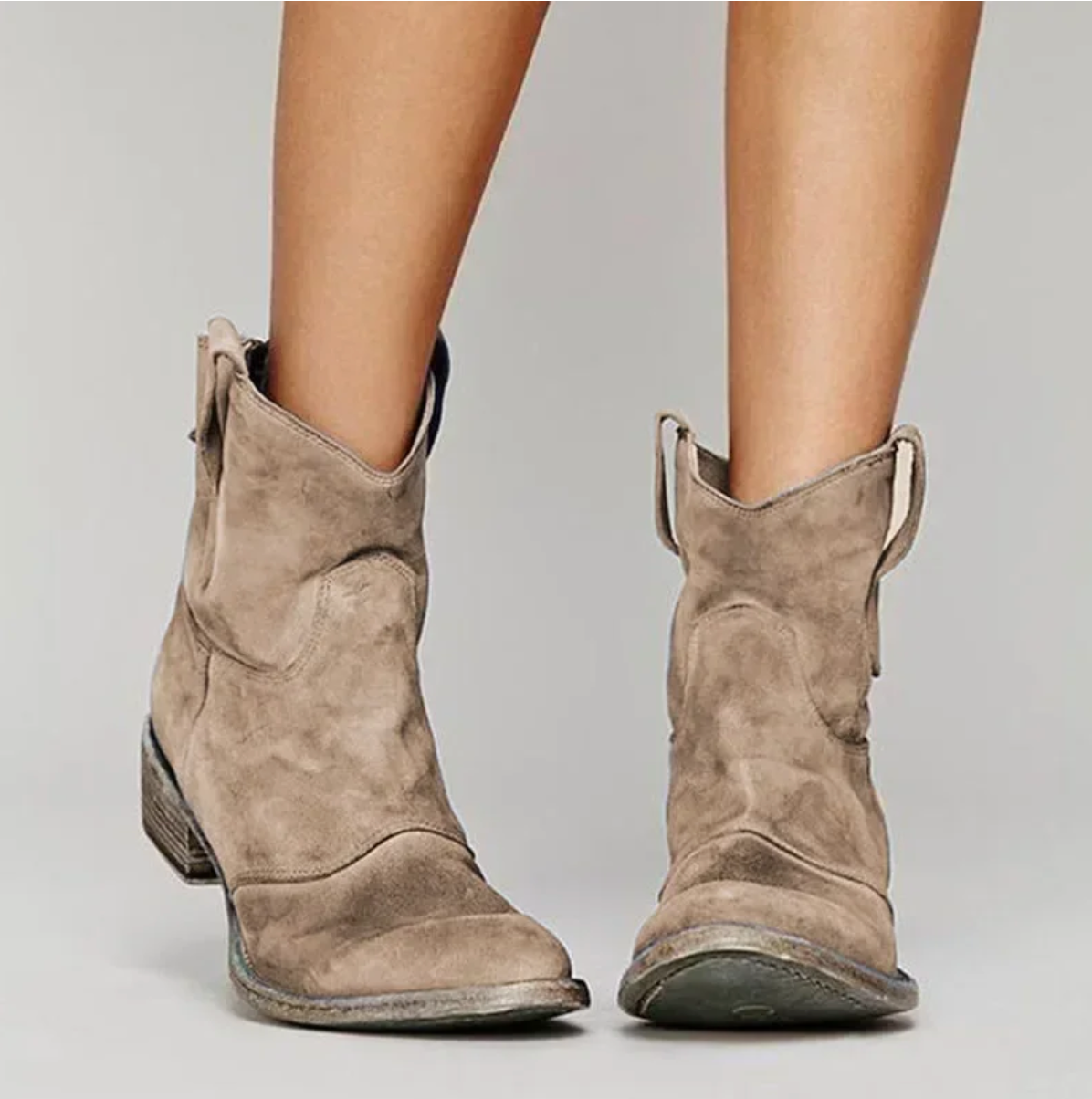 Suède Western Laarzen voor Vrouwen Comfortabel - Mode Vibes