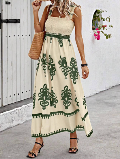Wendy | Vestito Lungo Estivo Boho – Tessuto di Alta Qualità-1