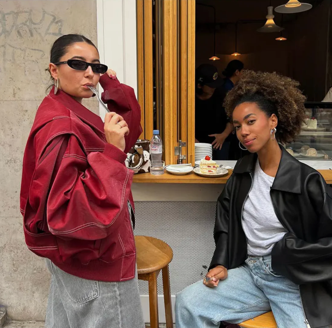 Elena | bomber in pelle