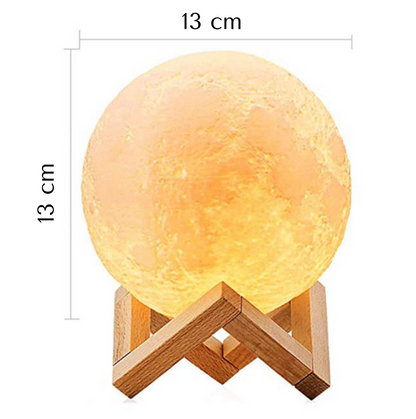Luchtbevochtiger en Lamp in Een: Moon Air Purifier Modern Design