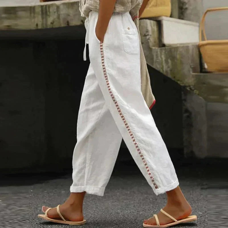 Boho Zomerbroek Vrouwelijk Losse Fit - Mode Vibes
