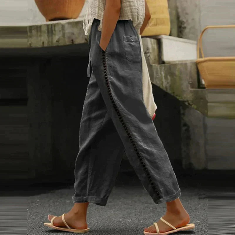 Boho Zomerbroek Vrouwelijk Losse Fit