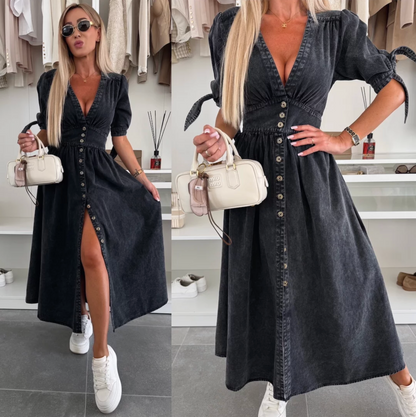 Clarissa | Abito in denim alla moda