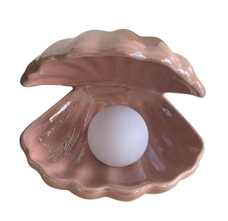 Schelpenlamp Parel Chique Zee-inspiratie