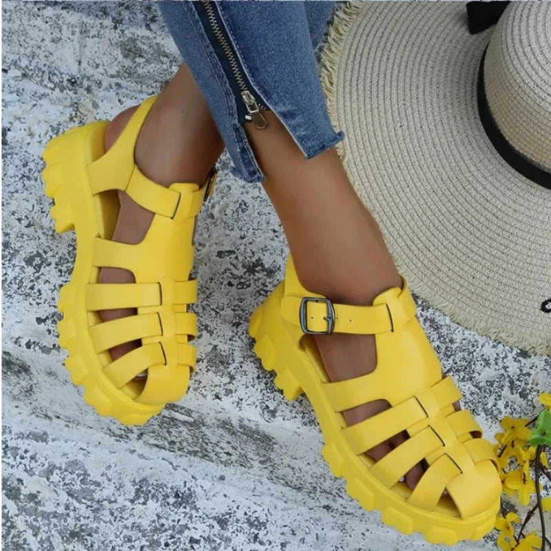 Dames Sandalen Vintage Stijl Comfortabele Zomer Schoenen