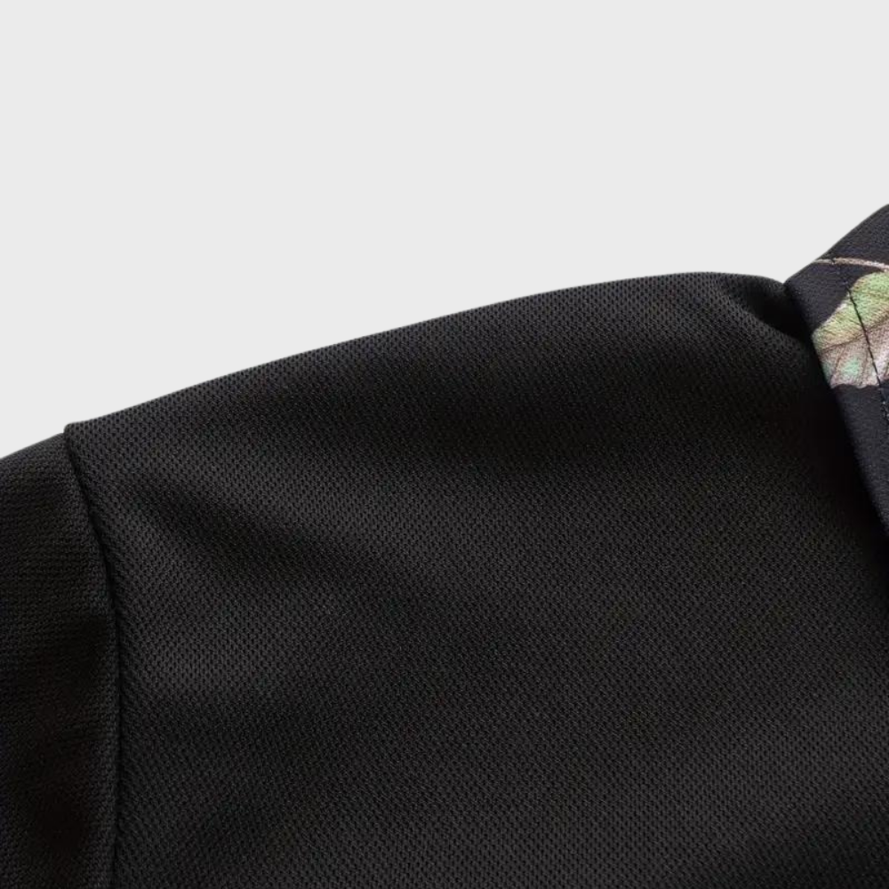 Heren Polo Shirt met Subtiele Print Design