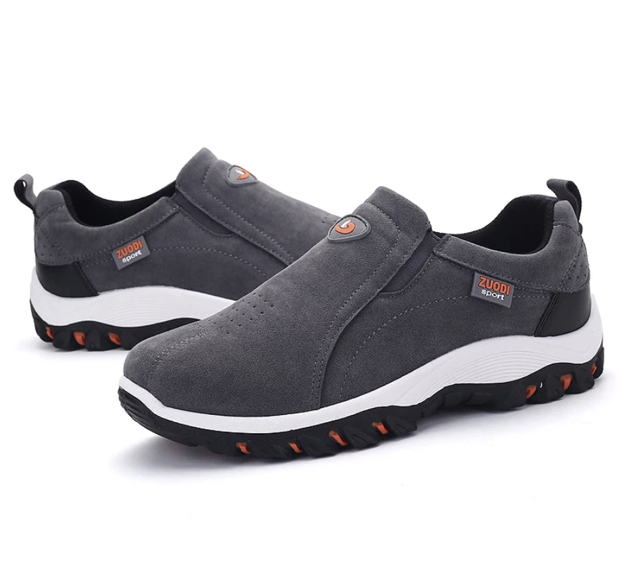 Comfortabele Wandelschoenen voor Heren – Slip-On met Schokdemping
