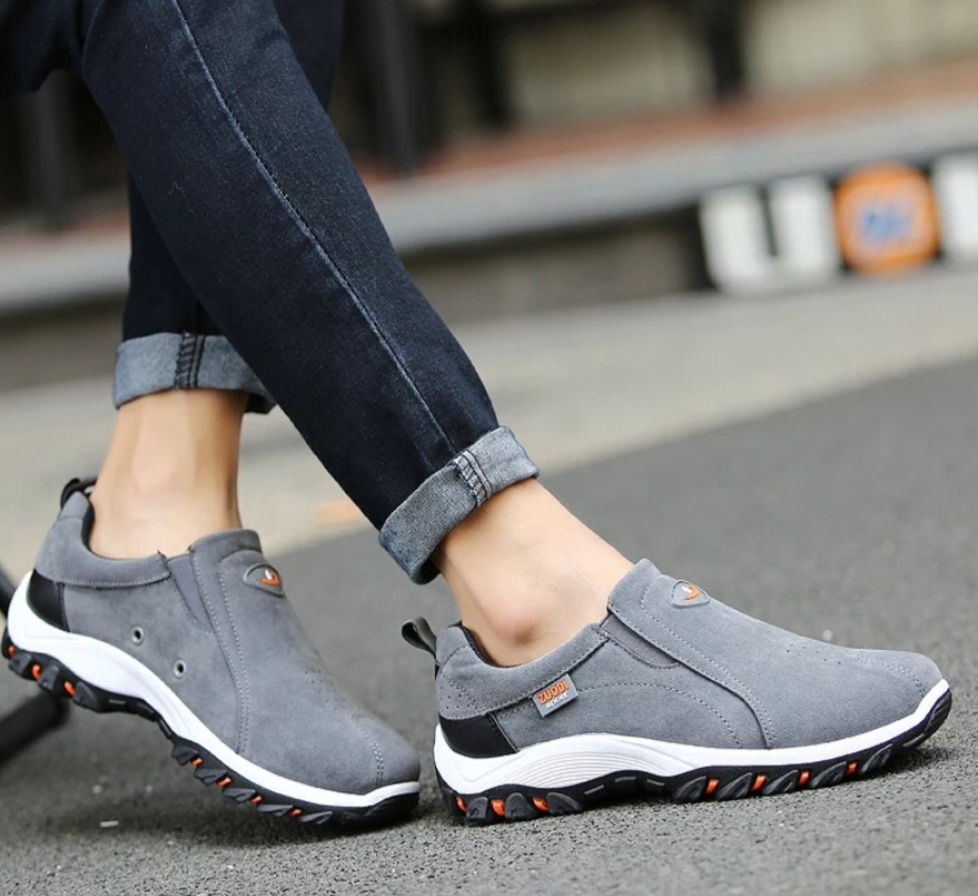 Comfortabele Wandelschoenen voor Heren – Slip-On met Schokdemping
