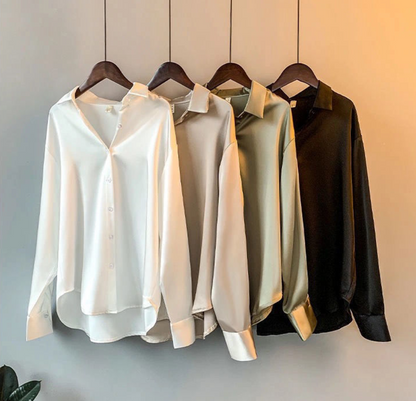 Zijden Blouse voor Dames Klassiek en Elegant