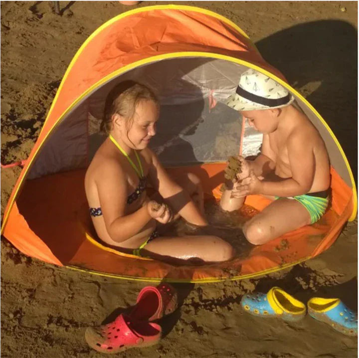 Babytent met UV-bescherming en Speelzwembad voor Buiten