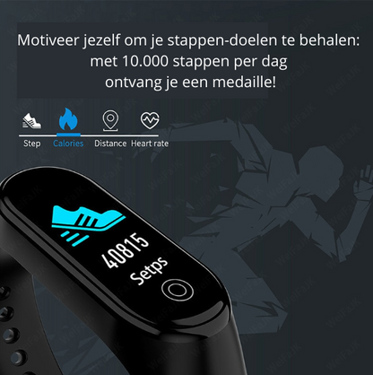 Bluetooth Smartwatch Met Hartslagmeter en GPS