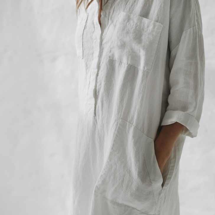 Witte Jurk Stijlvol Elegante Vrouwenjurk