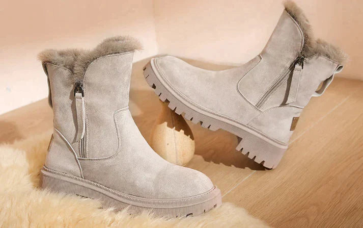 Aldona - Warme Gevoerde Winterlaarzen - Mode Vibes