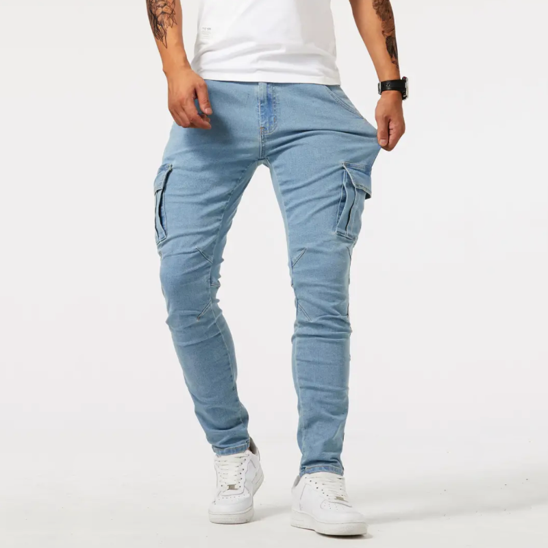 Pablo | Tijdloze Stretch Denim Korte Broeken