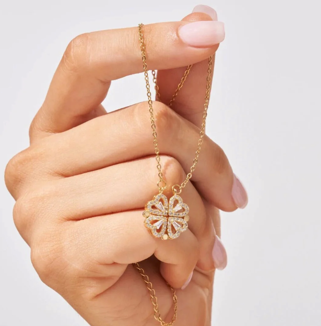 Gouden Ketting Geluk en Liefde Symbool