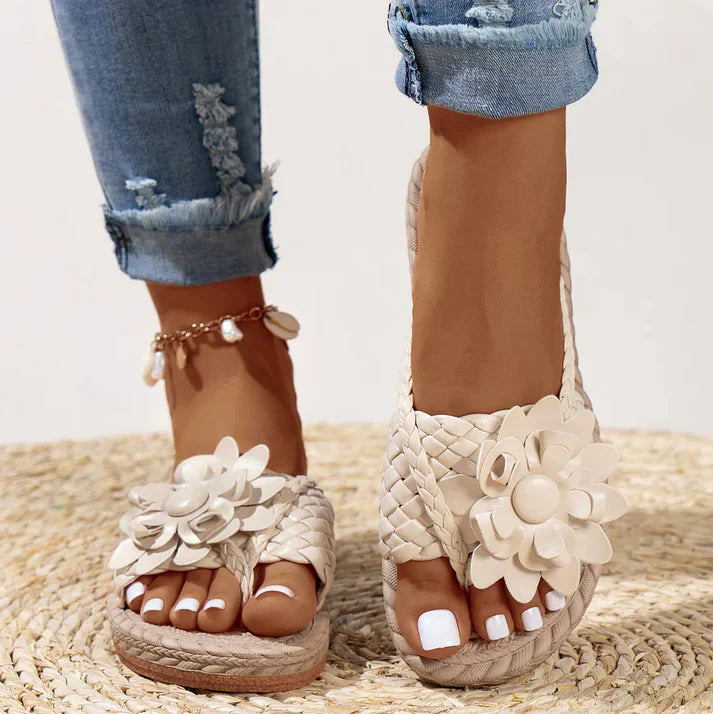 Boho Mocassins Geweven Comfortabel Zomerschoenen