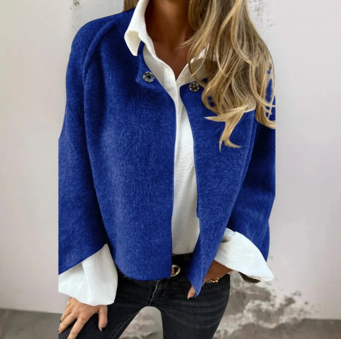 Stijlvolle Korte Damesjas voor Herfst en Lente – Overgangsseizoen Jas in Trendy Design