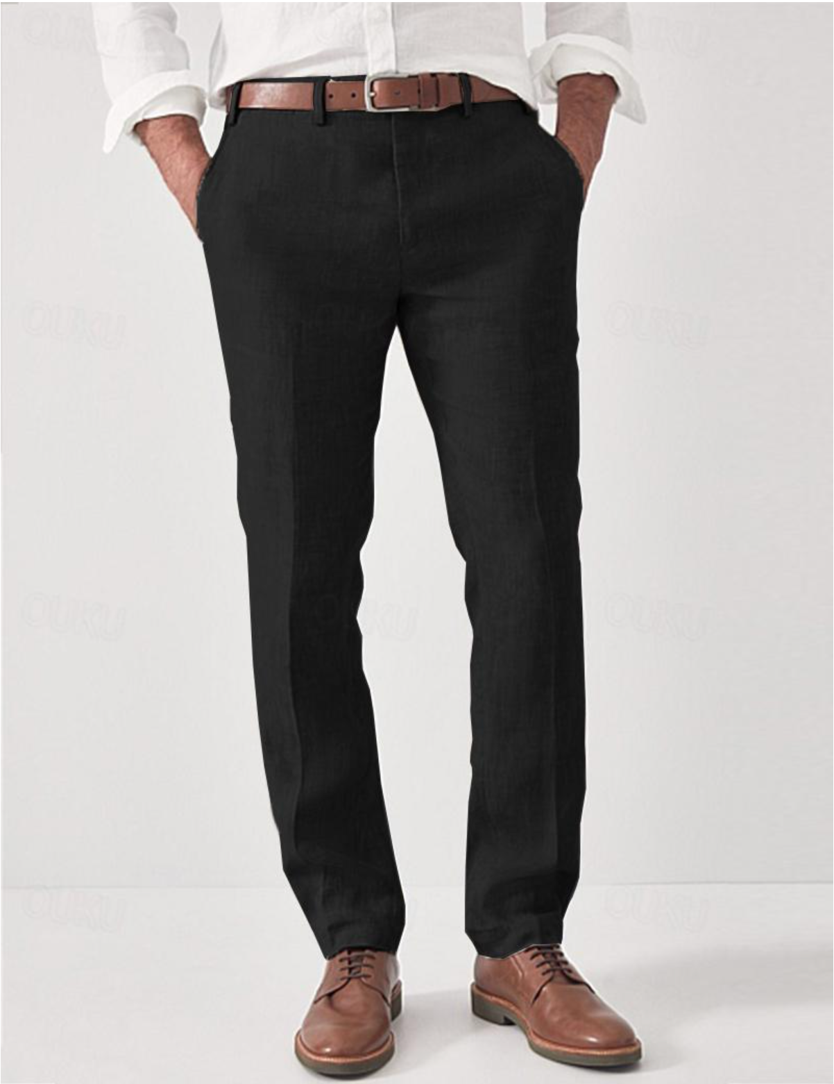 Linnen Herenbroek Comfortabel Zomerse Stijl
