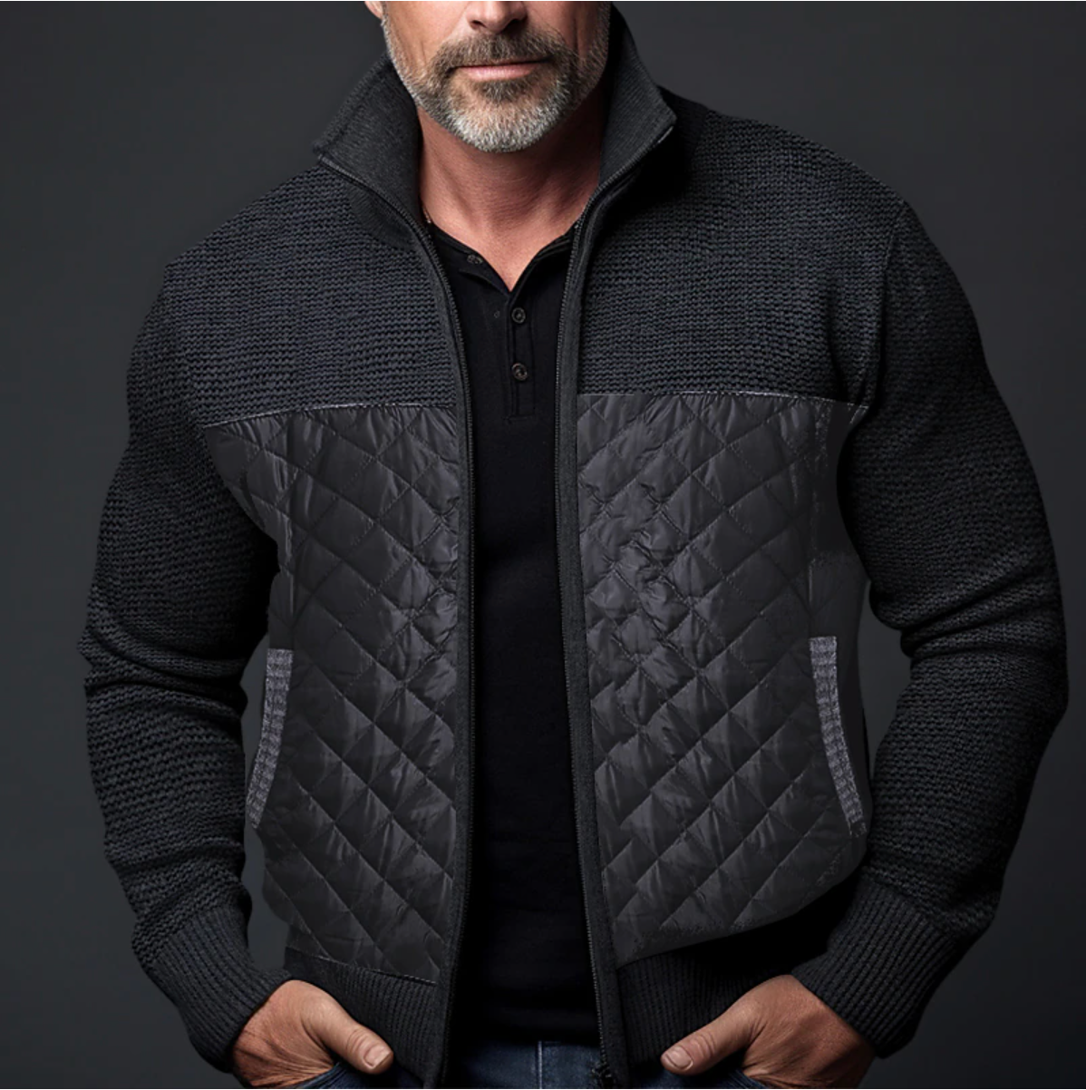 Casual Herenjas voor Herfst & Winter – Warm & Comfortabel