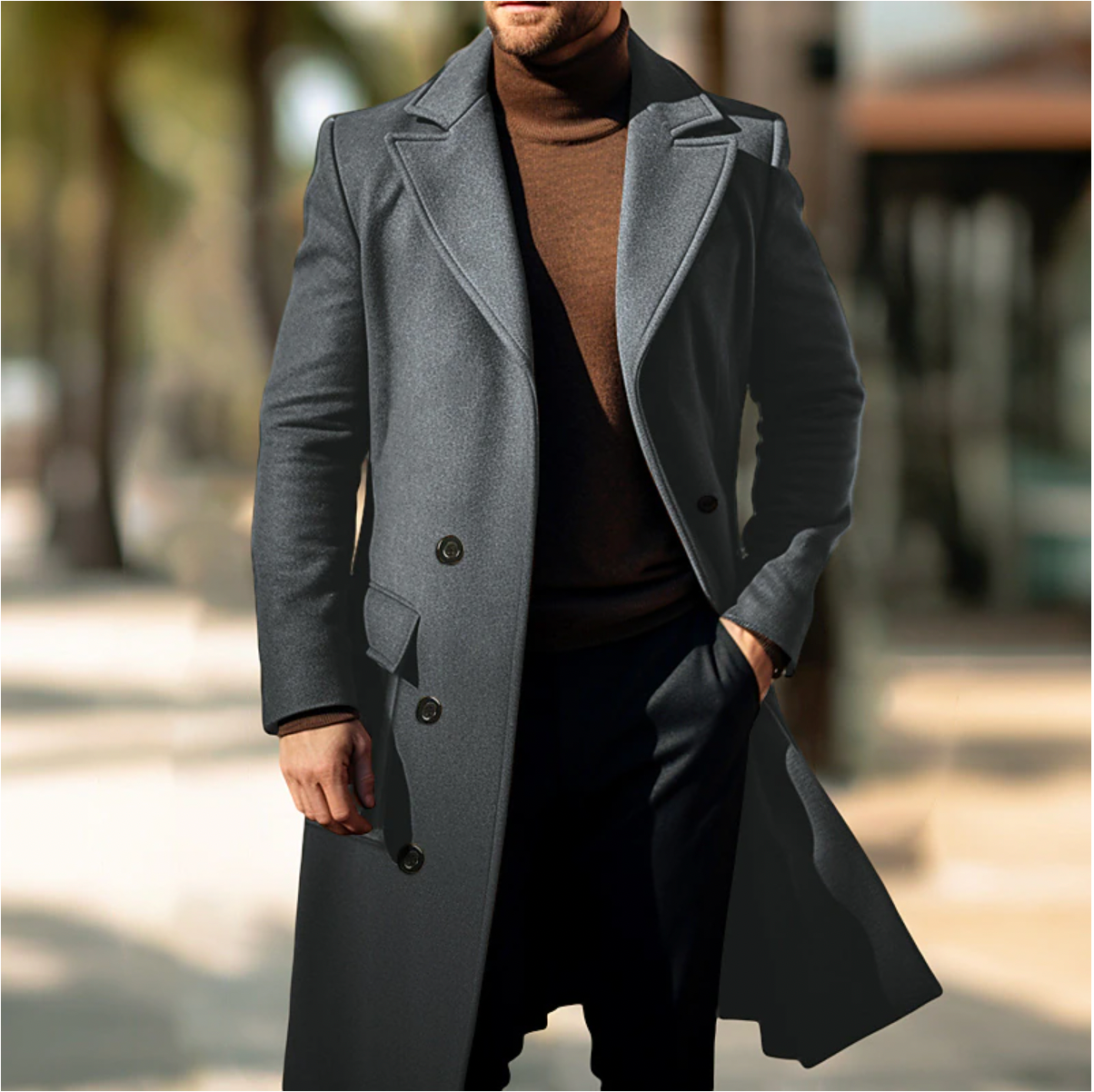 Stijlvolle Heren Winterjas – Warm, Modern & Functioneel