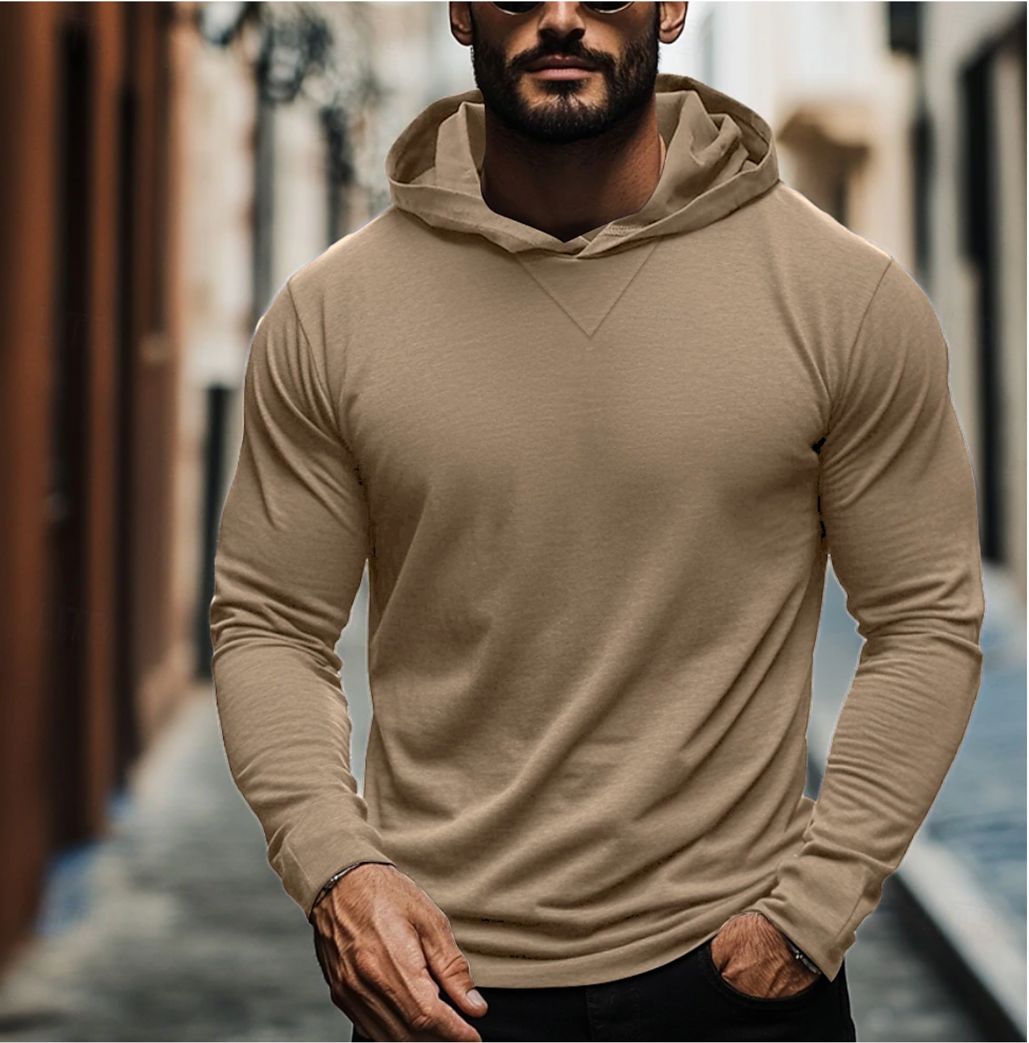 Lichtgewicht Heren Hoodie – Comfortabel & Ademend