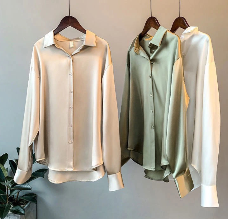 Zijden Blouse voor Dames Klassiek en Elegant