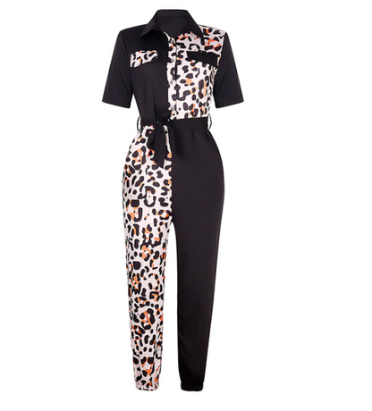 Elegante Jumpsuit Met Knoopsluiting Minimalistisch Design