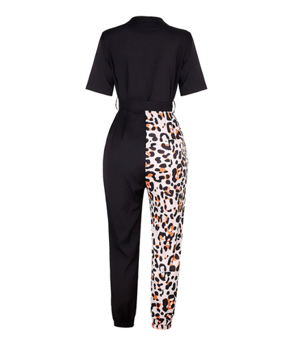 Elegante Jumpsuit Met Knoopsluiting Minimalistisch Design