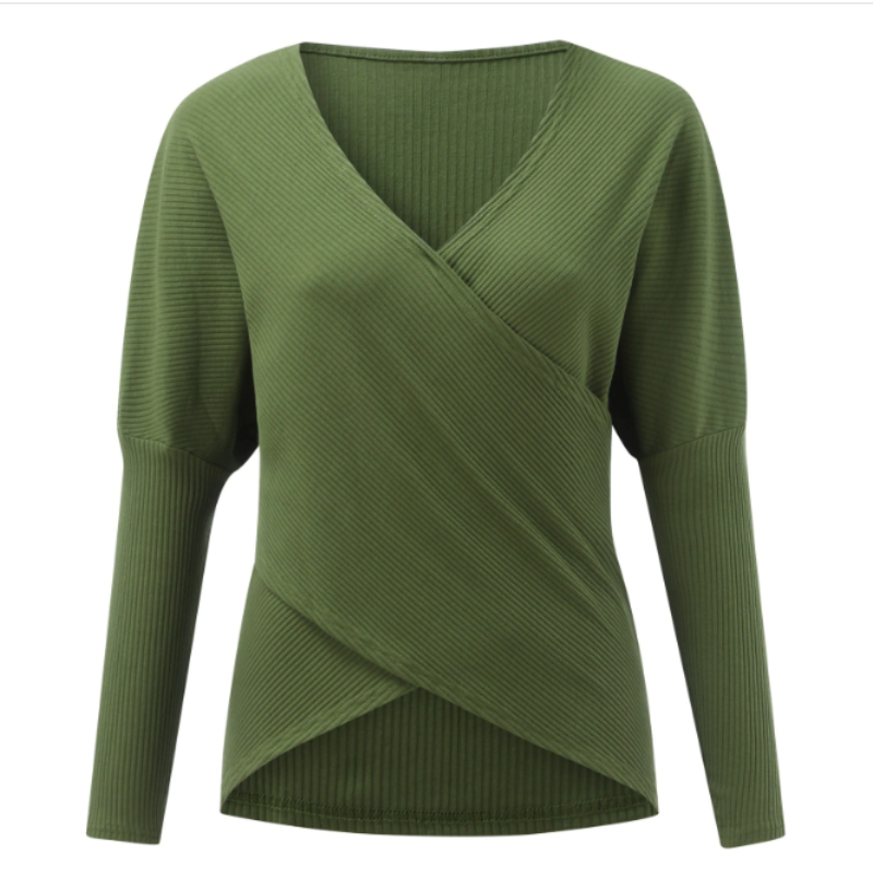 Elegante Damestrui van Kasjmier met Criss-Cross Detail – Herfst/Winter