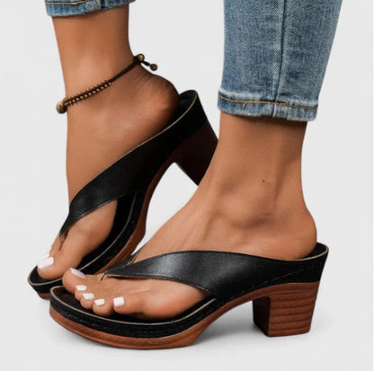 Dames Sandalen Blokhak Elegante Relaxte Pasvorm - Mode Vibes
