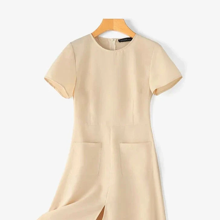 LuxeLoom Elegant Pocket Jurk