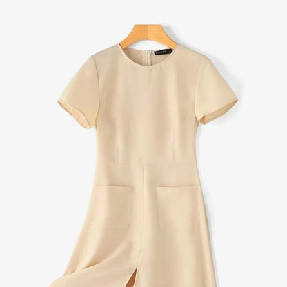 LuxeLoom Elegant Pocket Jurk