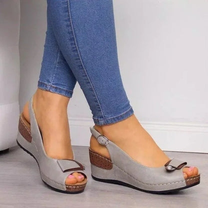 Luxe Wedge Zomerse Sandalen