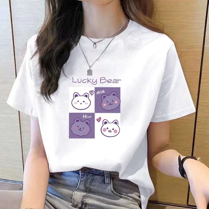 TrendyCharm CartoonPrint T-Shirts