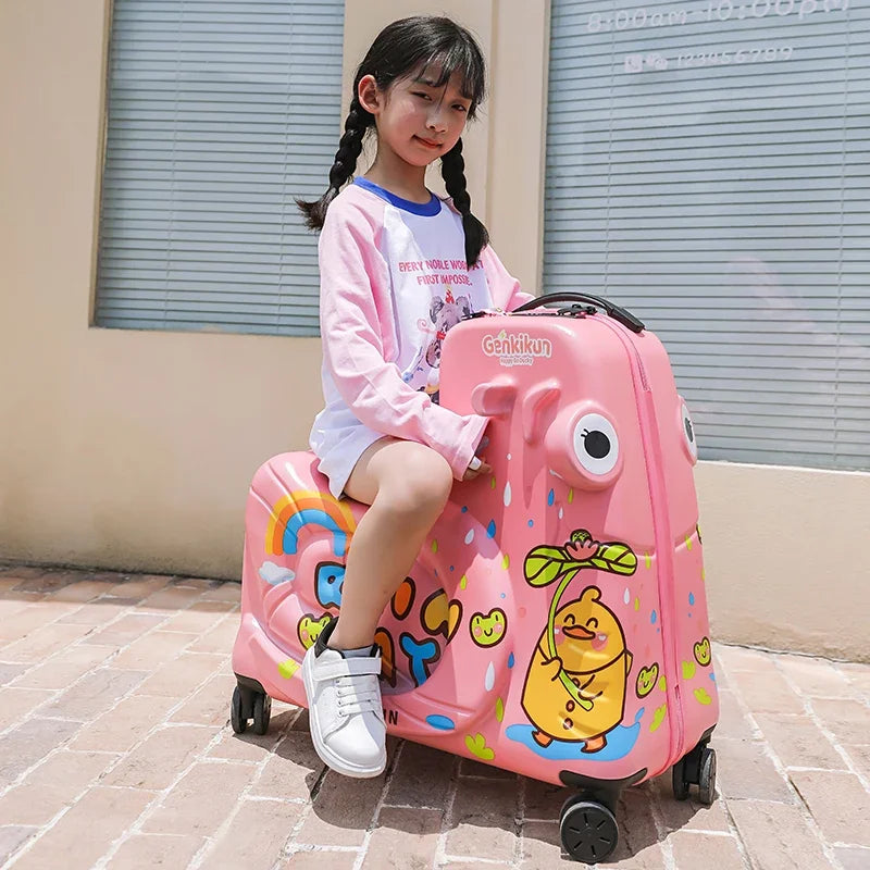 Kinderzitkoffer Scooter met Zitplaats voor Peuter