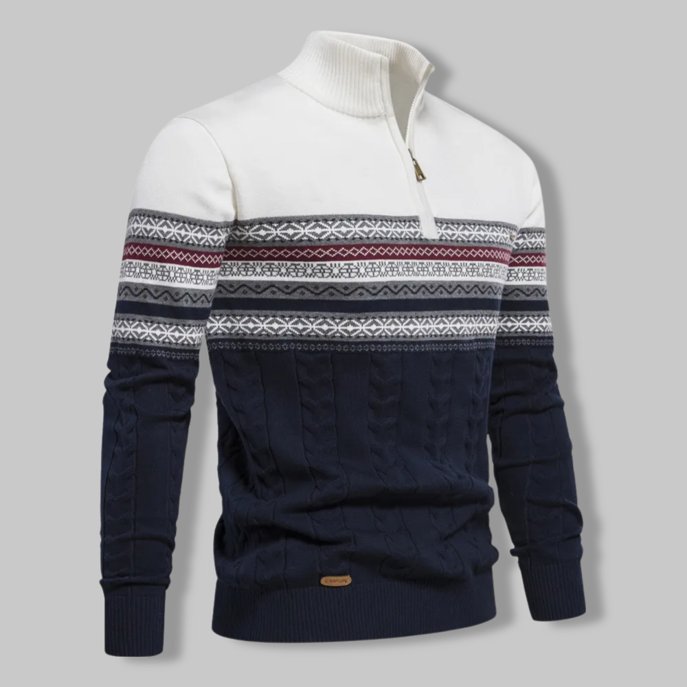 Gestreepte Sweatshirt met Rits van Summit