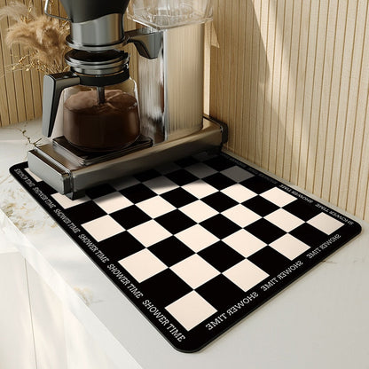 Afdruipmat Antislip Superabsorberend voor Keuken en Badkamer