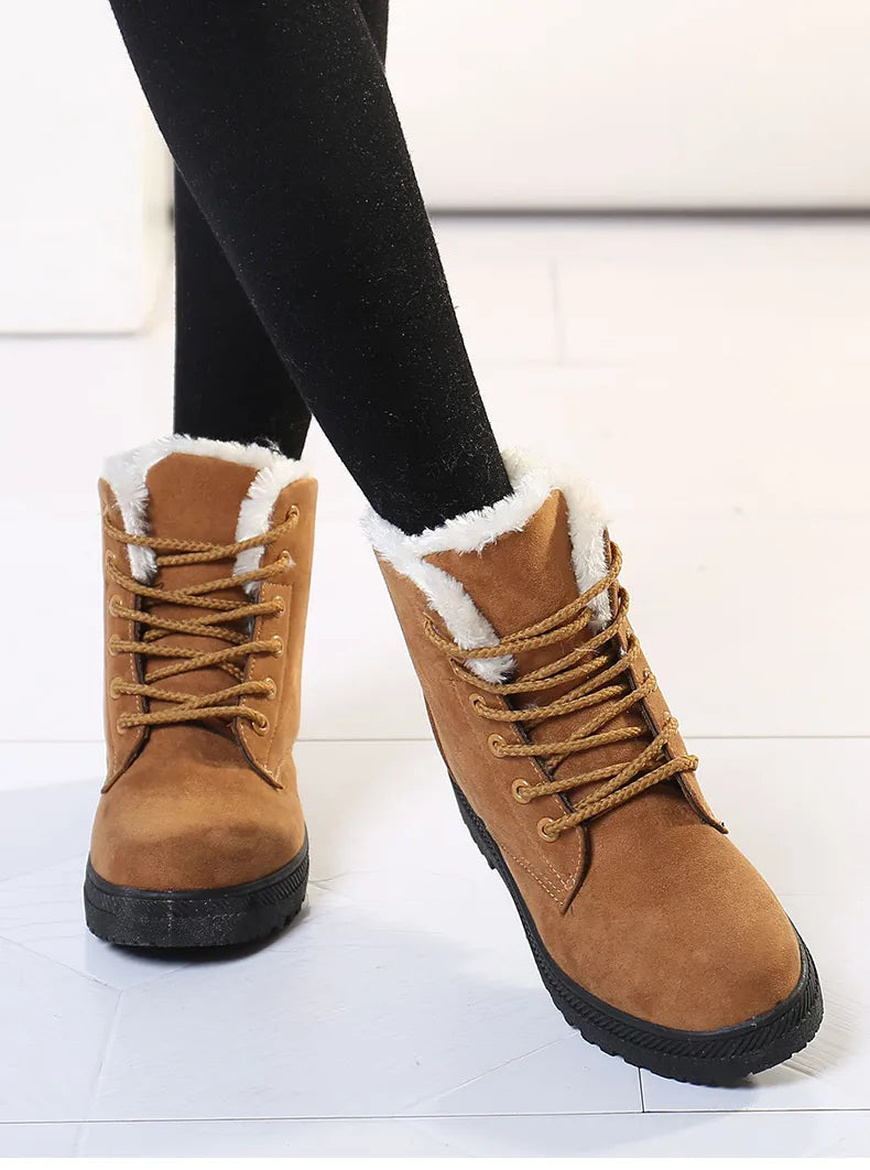 Elegante Enkellaarzen Warm en Stijlvol